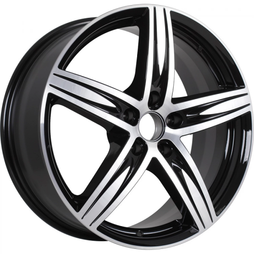 Диск автомобильный K&K Андорра (КС496) 6x15 5x100 ет38 Dia 57,1 Алмаз Черный